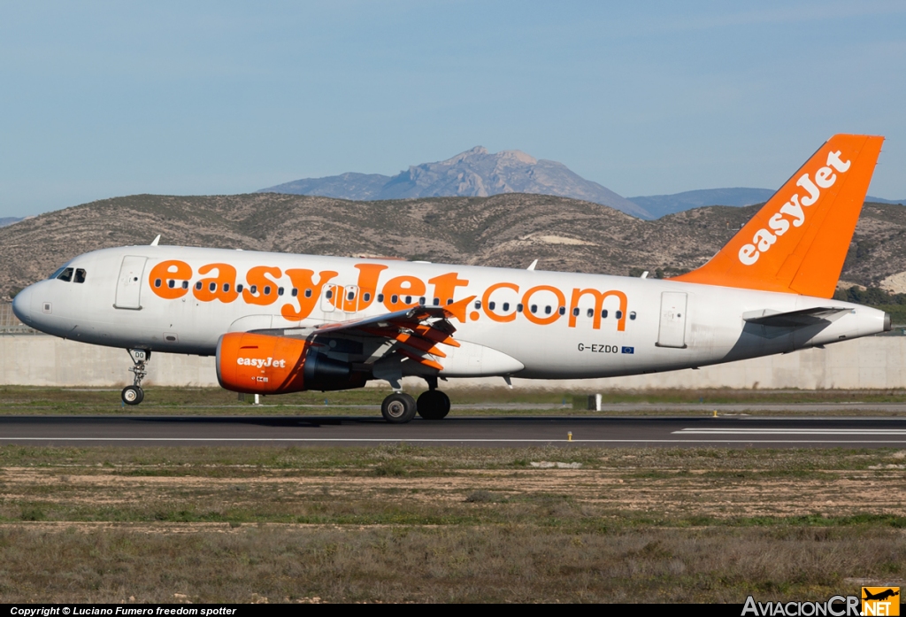 G-EZDO - Airbus A319-111 - EasyJet Airline