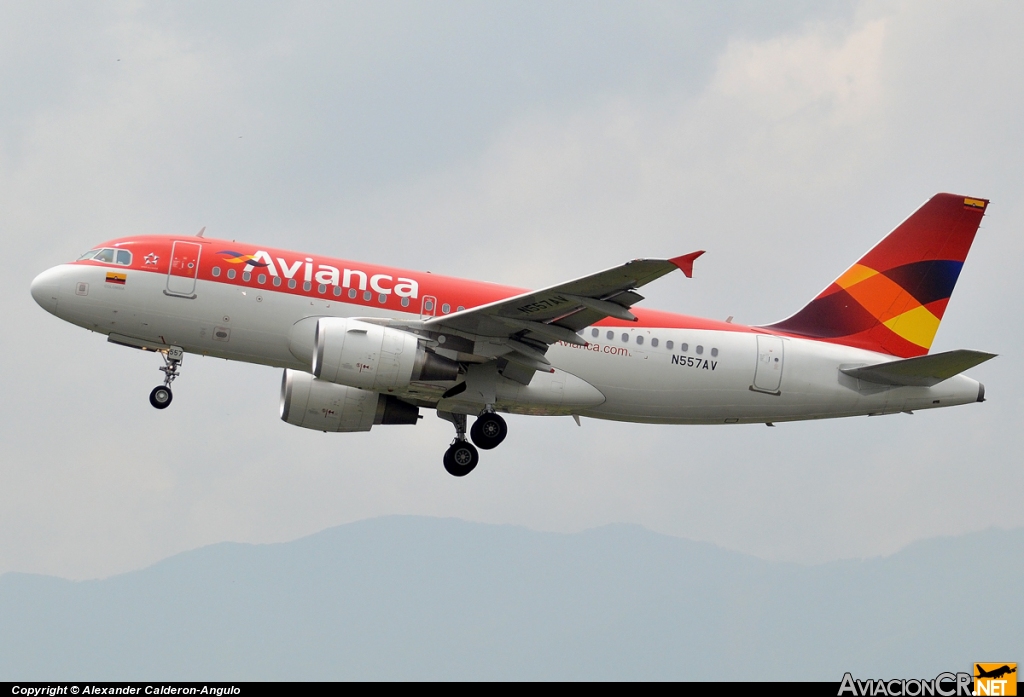 N557AV - Airbus A319-115 - Avianca