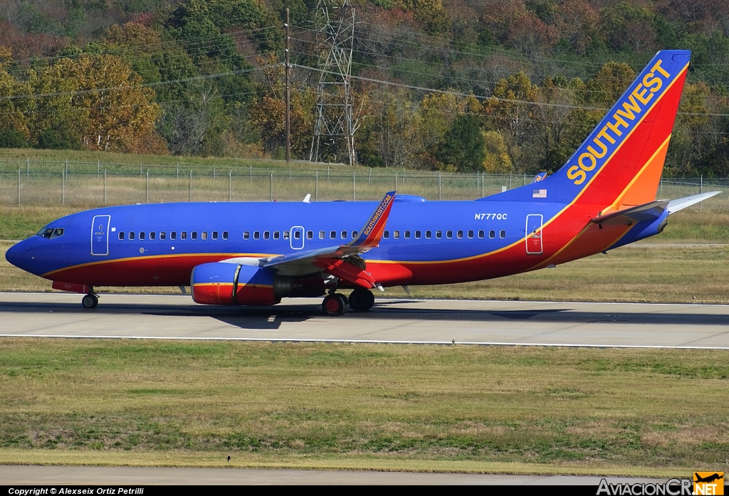 N777QC - Boeing 737-7H4 - Southwest Airlines