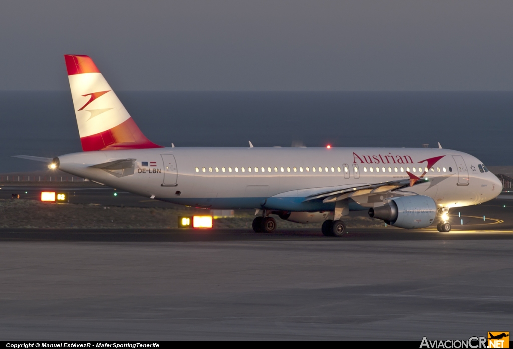 OE-LBN - Airbus A320-214 - Austrian Airlines