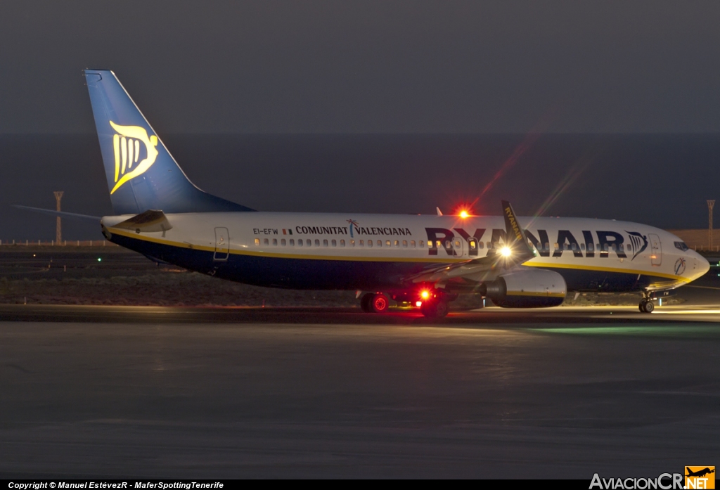 EI-EFW - Boeing 737-8AS - Ryanair