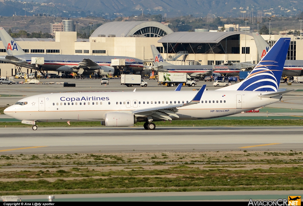 HP-1826CMP - Boeing 737-86N - Copa Airlines