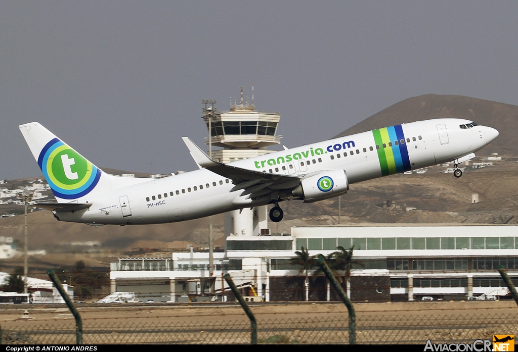 PH-HSC - Boeing 737-8K2 - Transavia Airlines