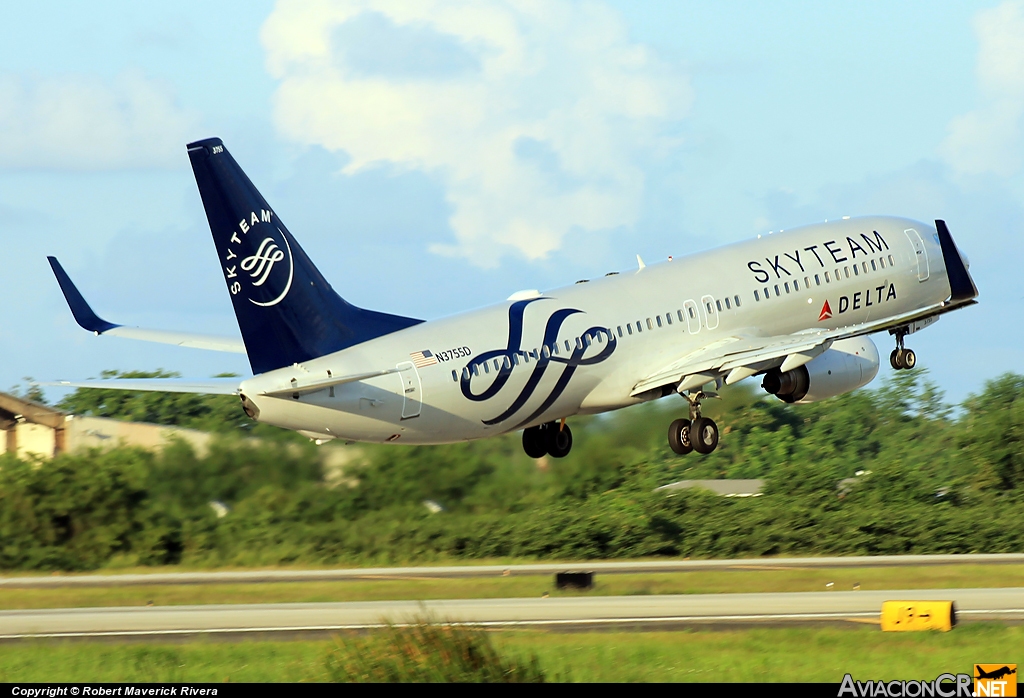 N3755D - Boeing 737-832 - Delta Air Lines