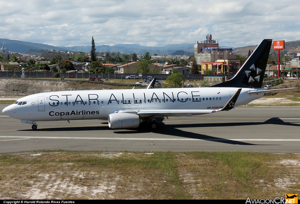 HP-1728CMP - Boeing 737-86N - Copa Airlines