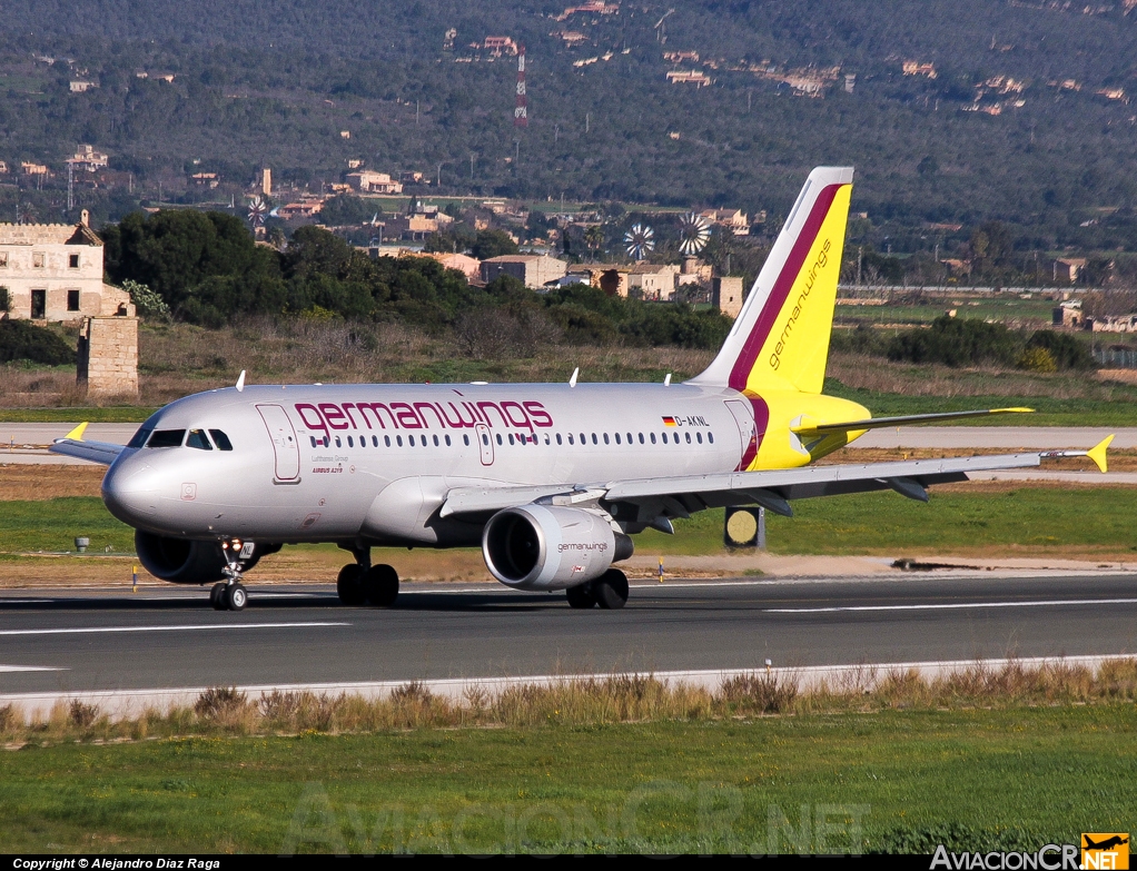 D-AKNL - Airbus A319-112 - Germanwings