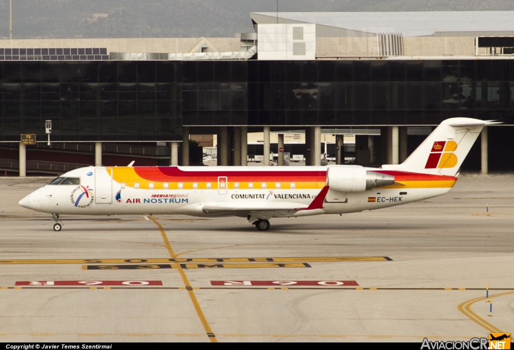 EC-HEK - Bombardier CRJ-200ER - Iberia Regional (Air Nostrum)