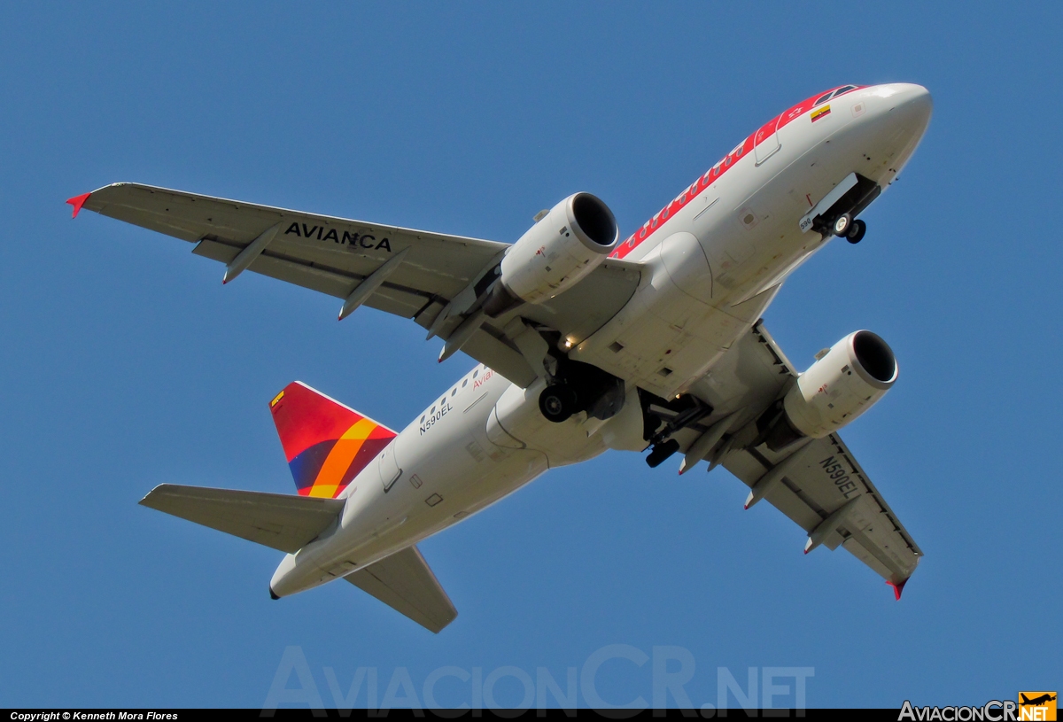 N590EL - Airbus A318-111 - Avianca Colombia