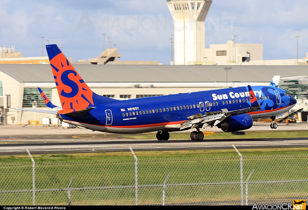 N816SY - Boeing 737-8Q8 - Sun Country