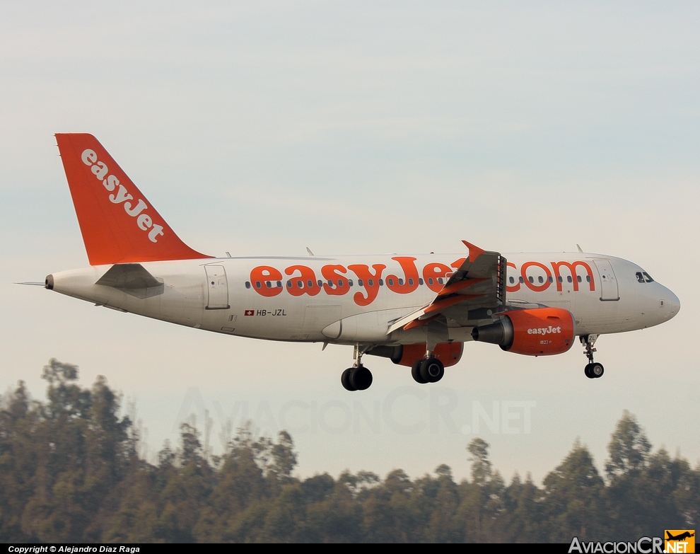 HB-JZL - Airbus A319-111 - EasyJet Airlines