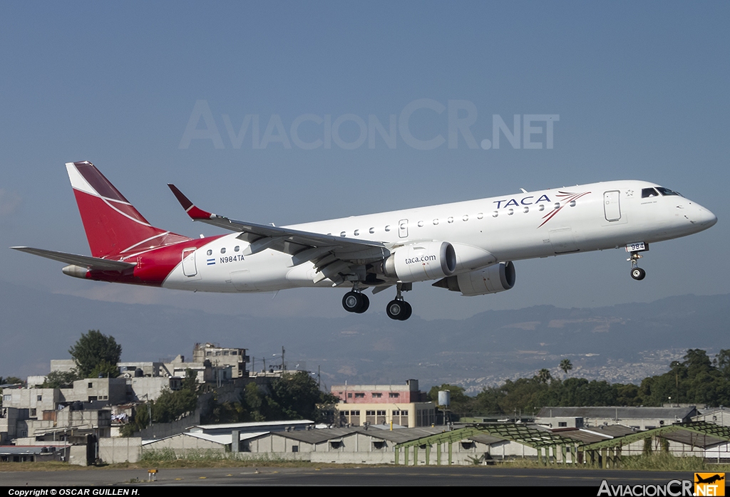 N984TA - Embraer 190-100IGW - TACA