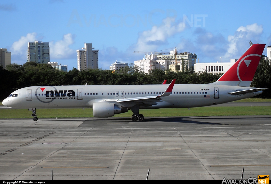 N553NW - Boeing 757-251 - Northwest Airlines