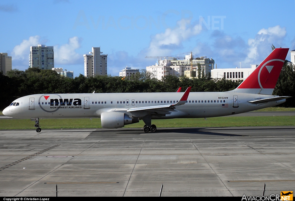 N553NW - Boeing 757-251 - Northwest Airlines