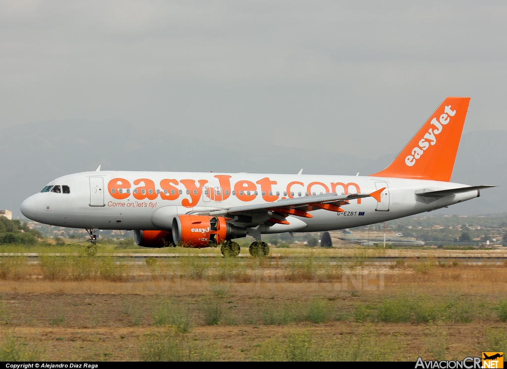 G-EZBT - Airbus A319-111 - EasyJet Airlines