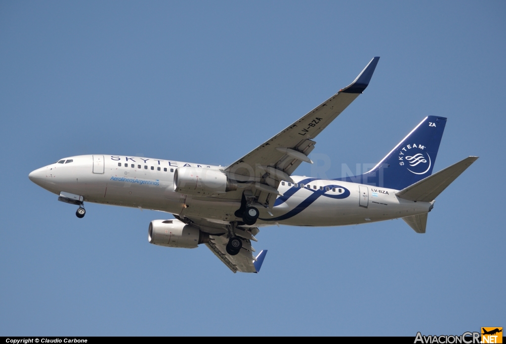 LV-BZA - Boeing 737-76N - Aerolineas Argentinas