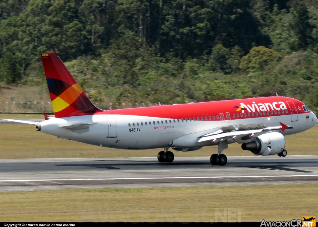 N481AV - Airbus A320-214 - Avianca