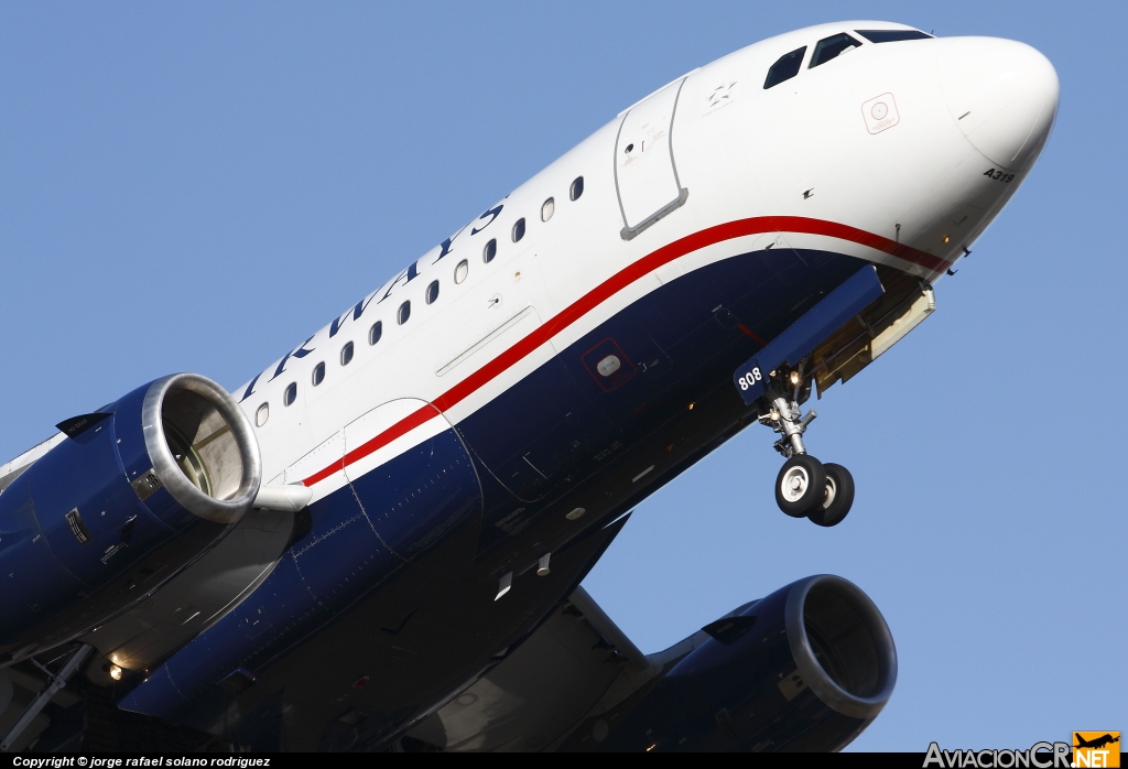 N808AW - Airbus A319-132 - US Airways