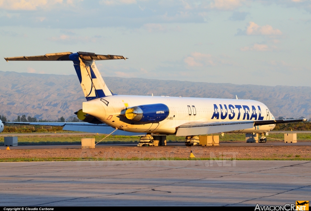 LV-BEG - McDonnell Douglas MD-83 (DC-9-83) - Austral Líneas Aéreas