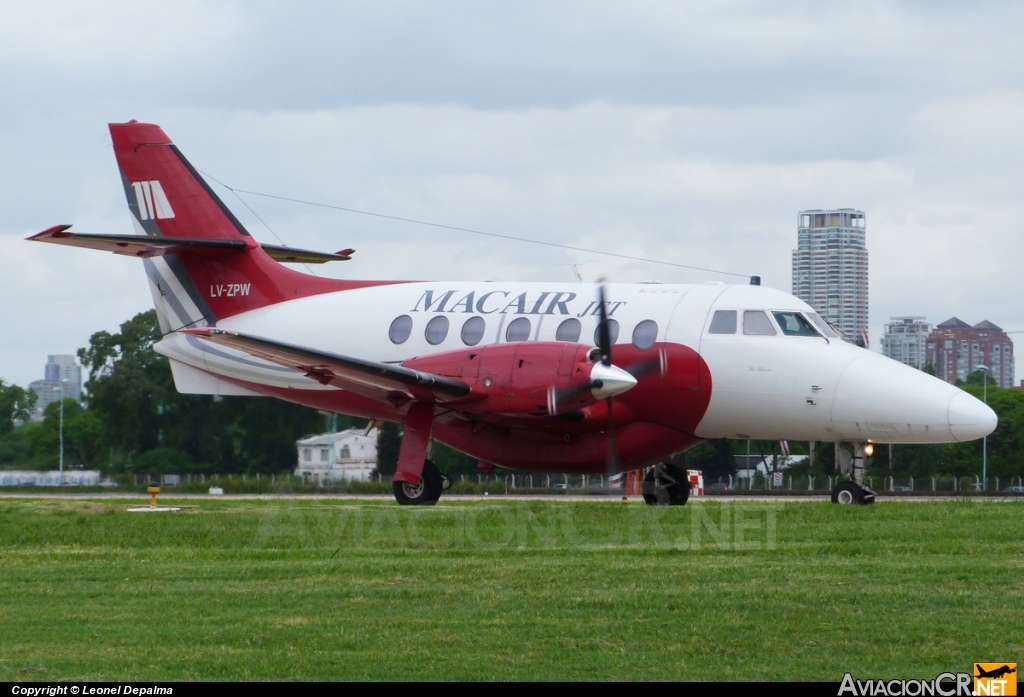LV-ZPW - British Aerospace BAe-3101 Jetstream 31 - Macair Jet