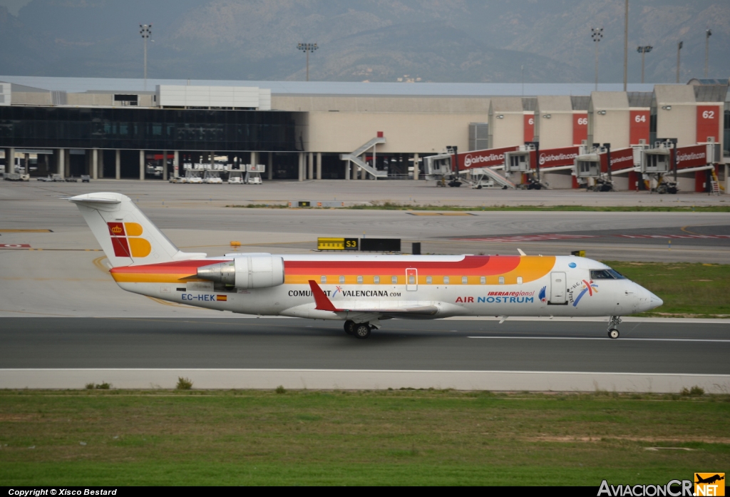 EC-HEK - Bombardier CRJ-200ER - Iberia Regional (Air Nostrum)