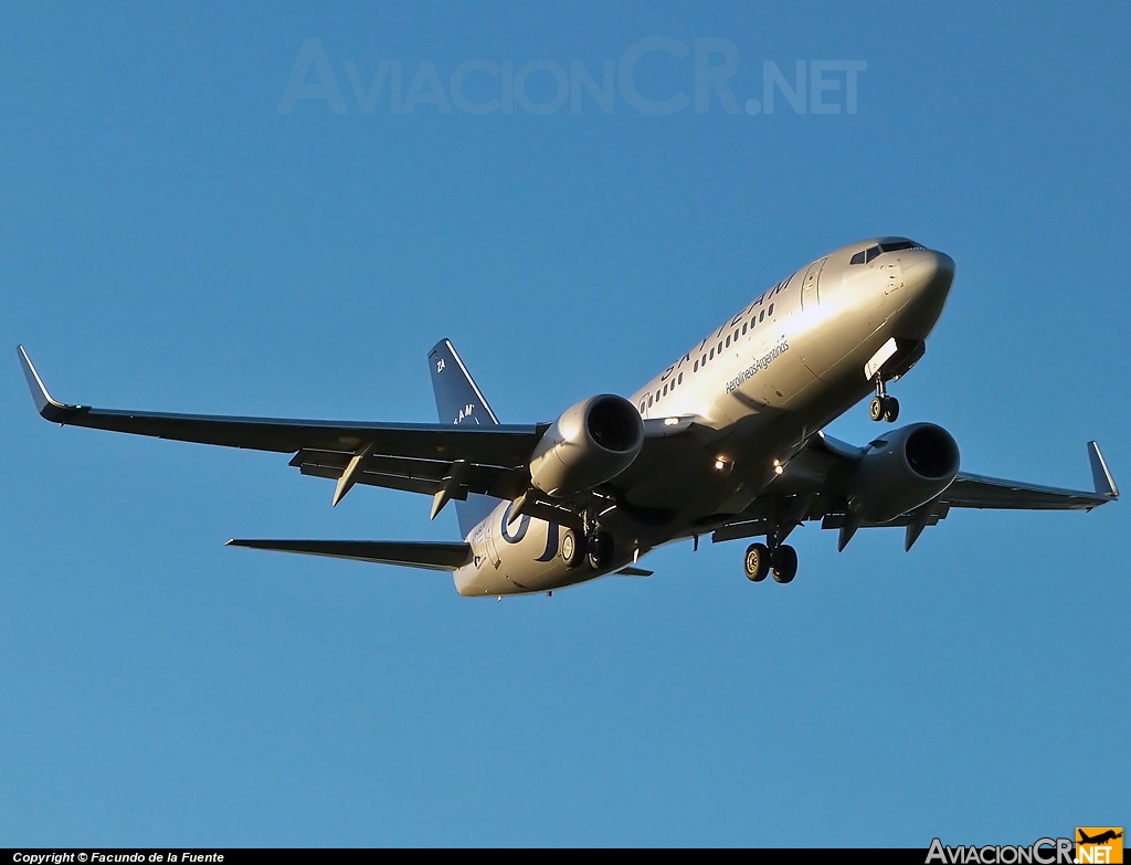 LV-BZA - Boeing 737-76N - Aerolineas Argentinas