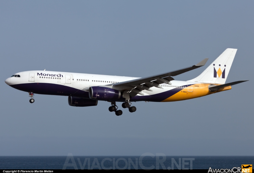 G-SMAN - Airbus A330-243 - Monarch Airlines