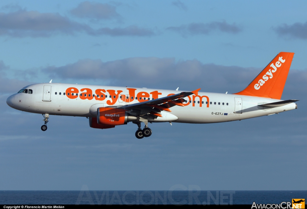 G-EZTJ - Airbus A320-214 - EasyJet Airline