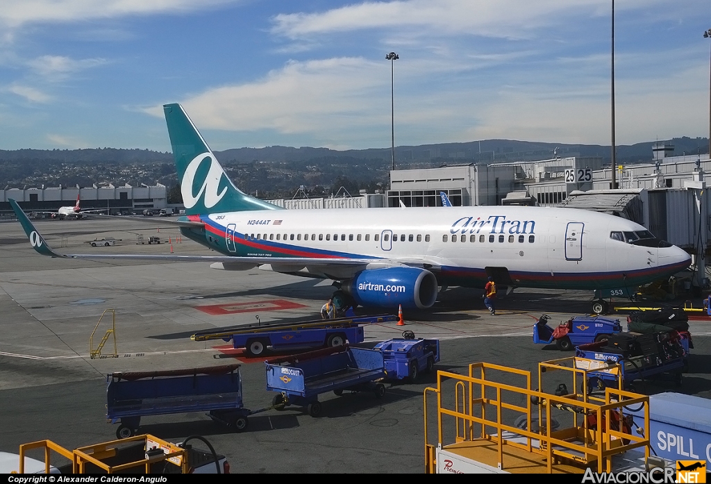 N344AT - Boeing 737-7BD - Air Tran