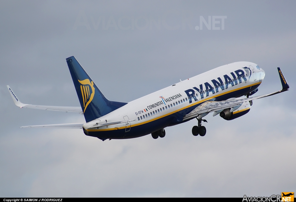 EI-EFW - Boeing 737-8AS - Ryanair