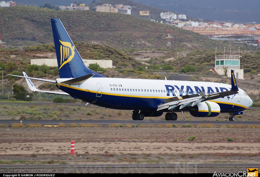 EI-ESV - Boeing 737-8AS - Ryanair