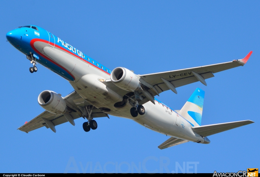 LV-CEV - Embraer 190-100IGW - Austral Líneas Aéreas