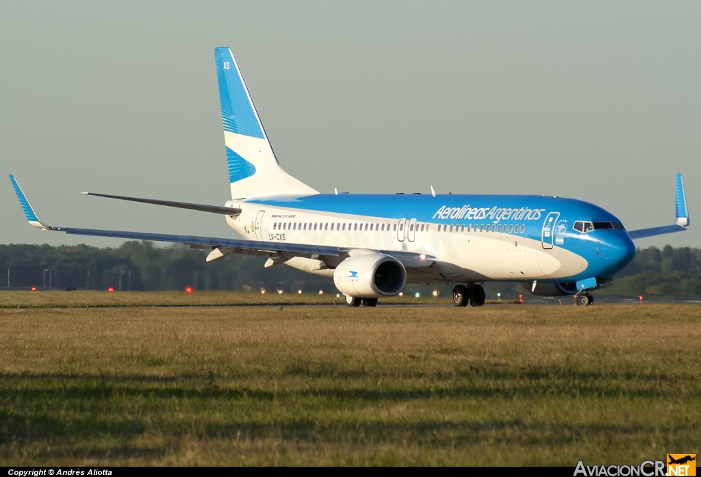 LV-CXS - Boeing 737-81D - Aerolineas Argentinas