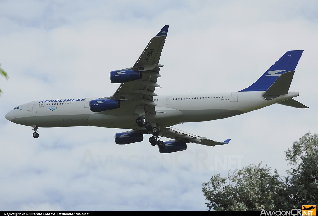 LV-ZPO - Airbus A340-211 - Aerolineas Argentinas
