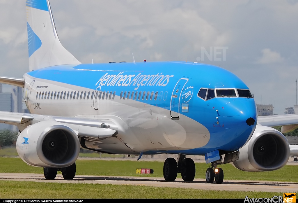 LV-CWL - Boeing 737-7Q8 - Aerolineas Argentinas