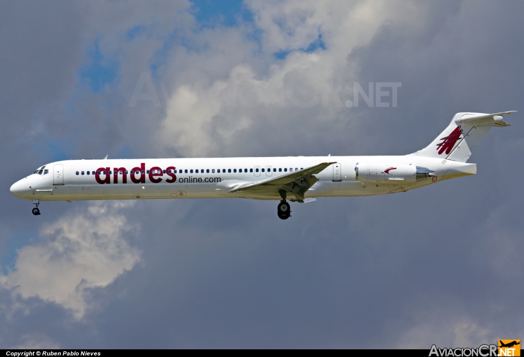 LV-BGV - McDonnell Douglas MD-83 (DC-9-83) - Andes Líneas Aéreas