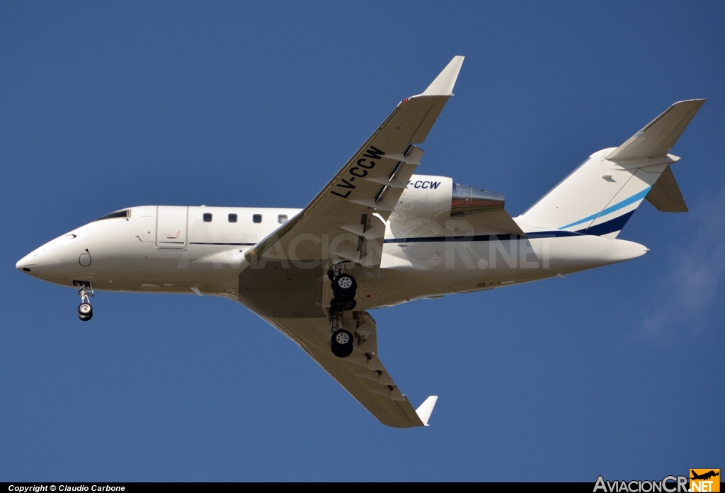 LV-CCW - Canadair CL-600-2B16 Challenger - Privado