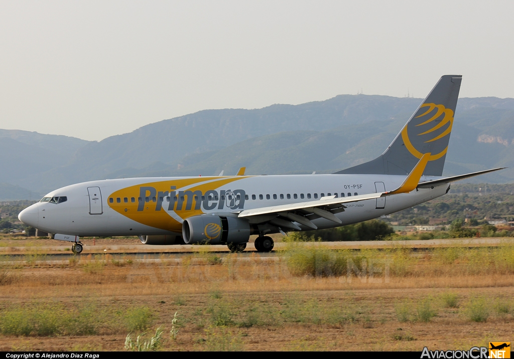 OY-PSF - Boeing 737-7Q8 - Primera Air Scandinavia