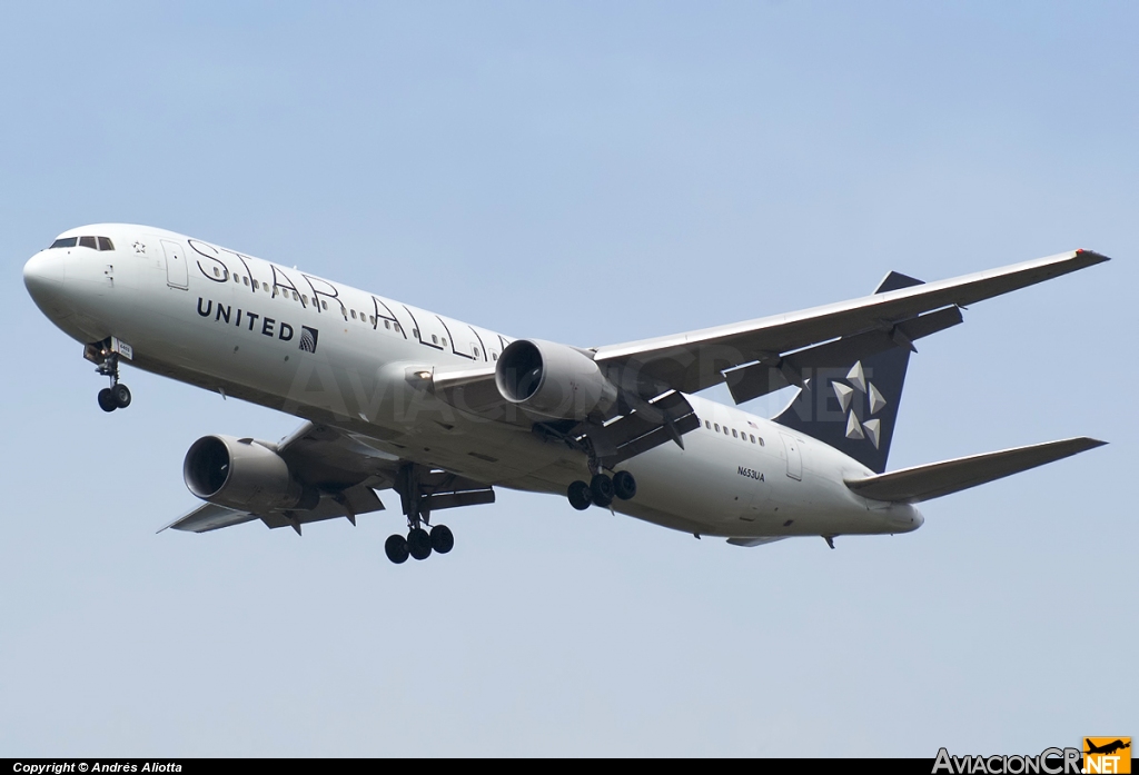 N653UA - Boeing 767-322/ER - United Airlines