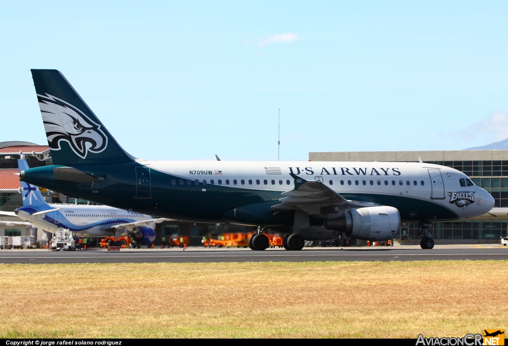 N709UW - Airbus A319-112 - US Airways