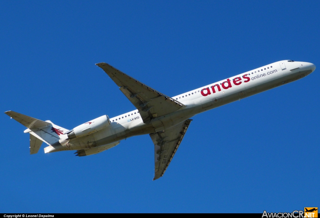 LV-AYD - McDonnell Douglas MD-83 (DC-9-83) - Andes Líneas Aéreas