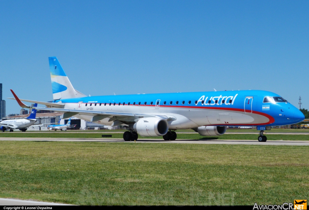 LV-CEV - Embraer 190-100IGW - Austral Líneas Aéreas