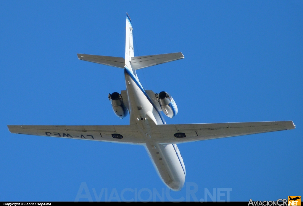LV-WEJ - Cessna 550 Citation II - Dirección de Aeronáutica de la Provincia de Buenos Aires