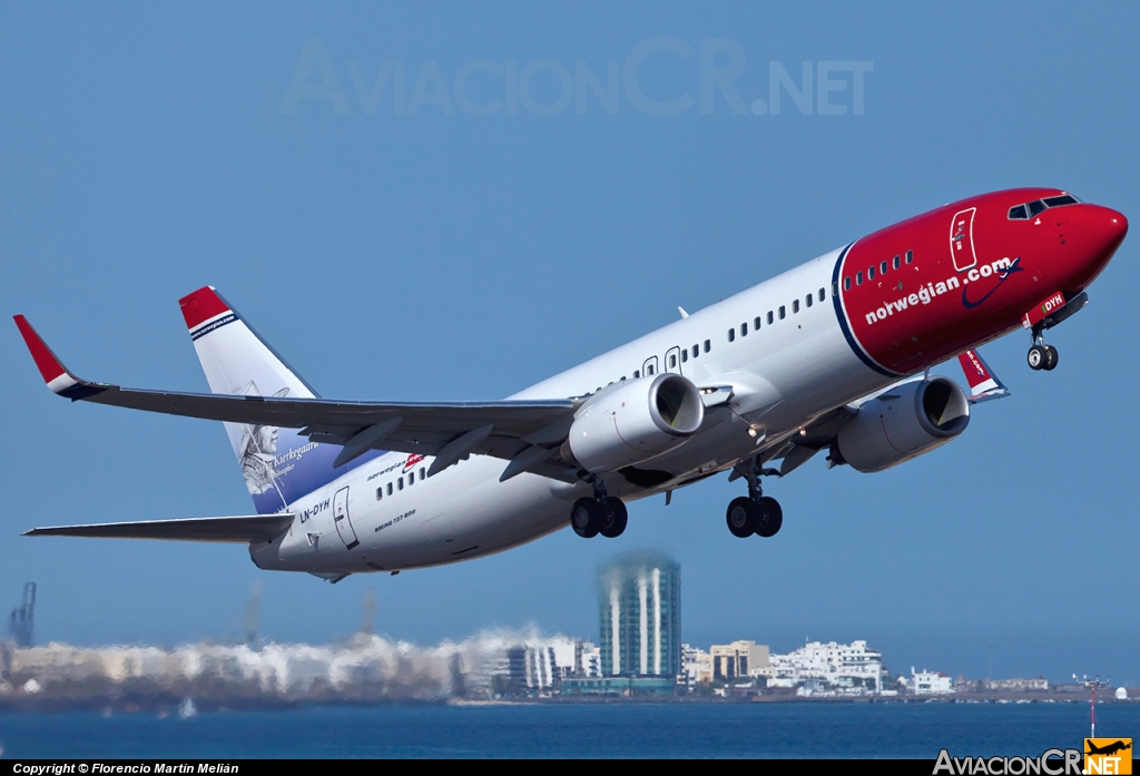 LN-DYH - Boeing 737-8JP - Norwegian Air Shuttle