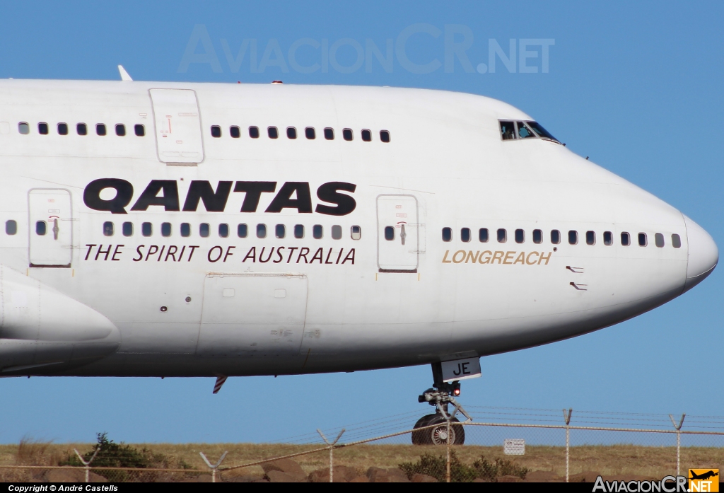 VH-OJE - Boeing 747-438 - Qantas