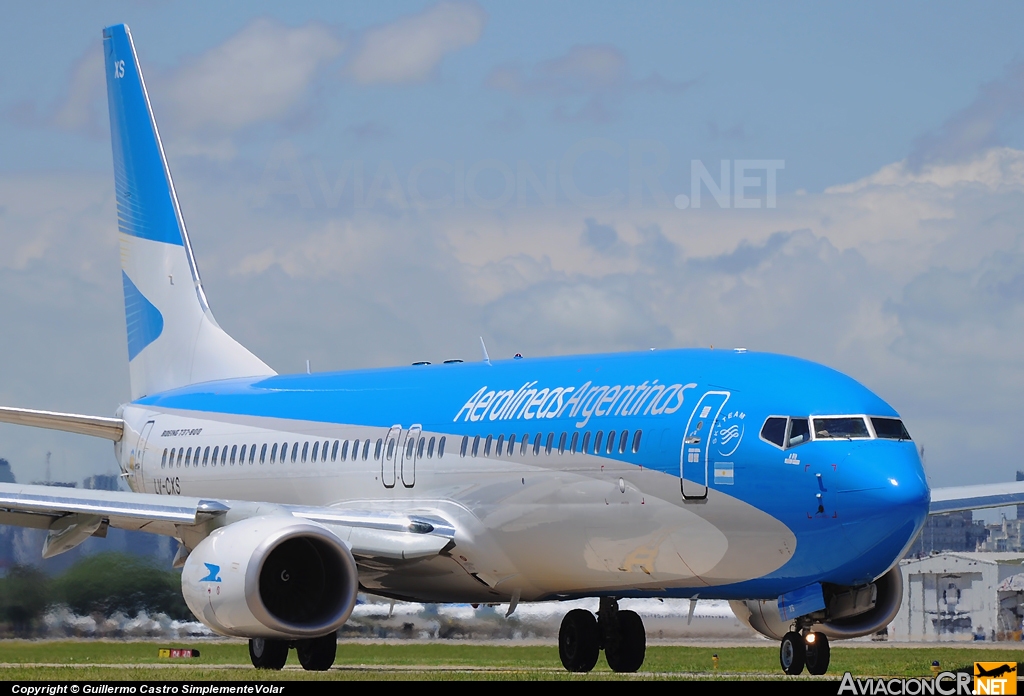 LV-CXS - Boeing 737-81D - Aerolineas Argentinas