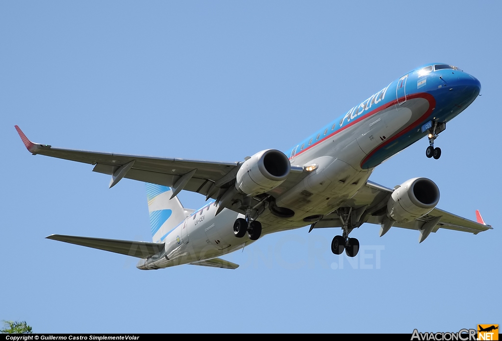 LV-CEV - Embraer 190-100IGW - Austral Líneas Aéreas