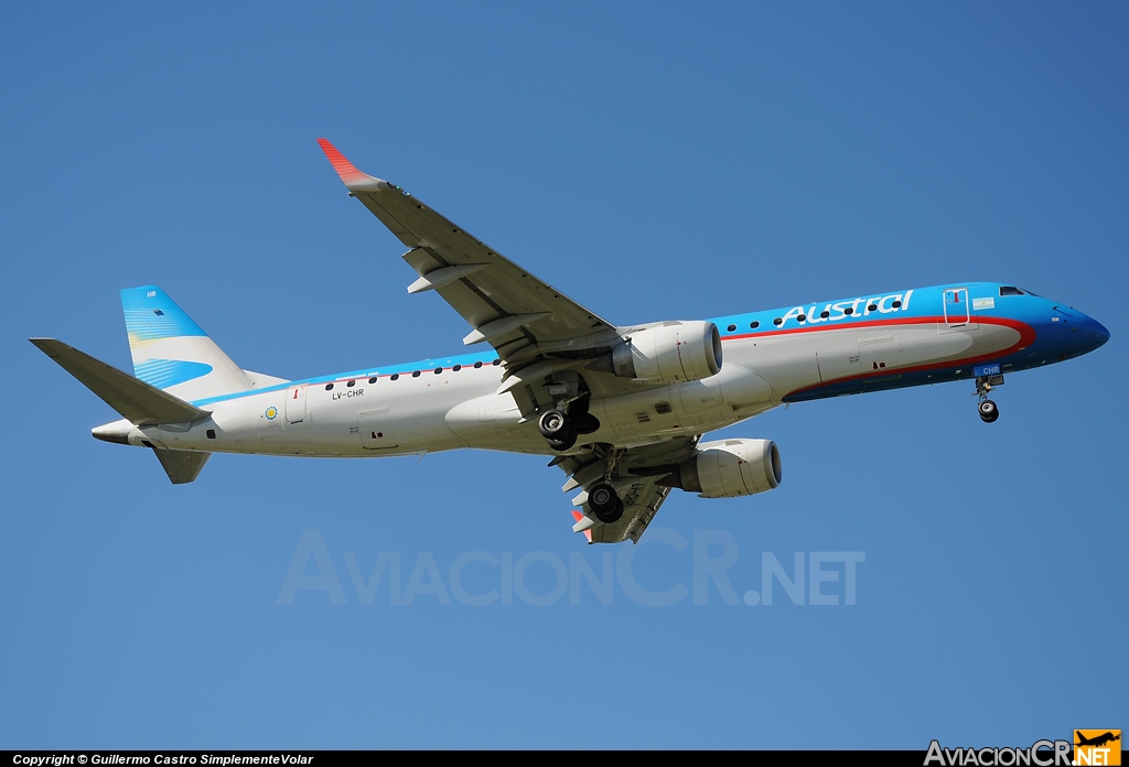 LV-CHR - Embraer 190-100IGW - Austral Líneas Aéreas