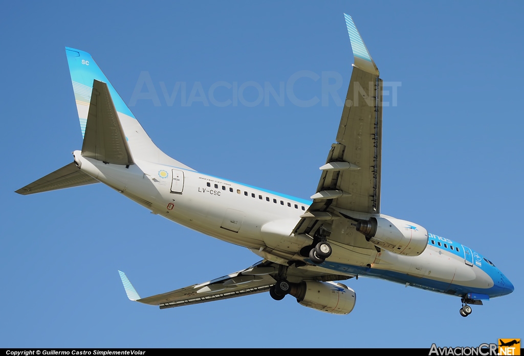 LV-CSC - Boeing 737-7Q8 - Aerolineas Argentinas