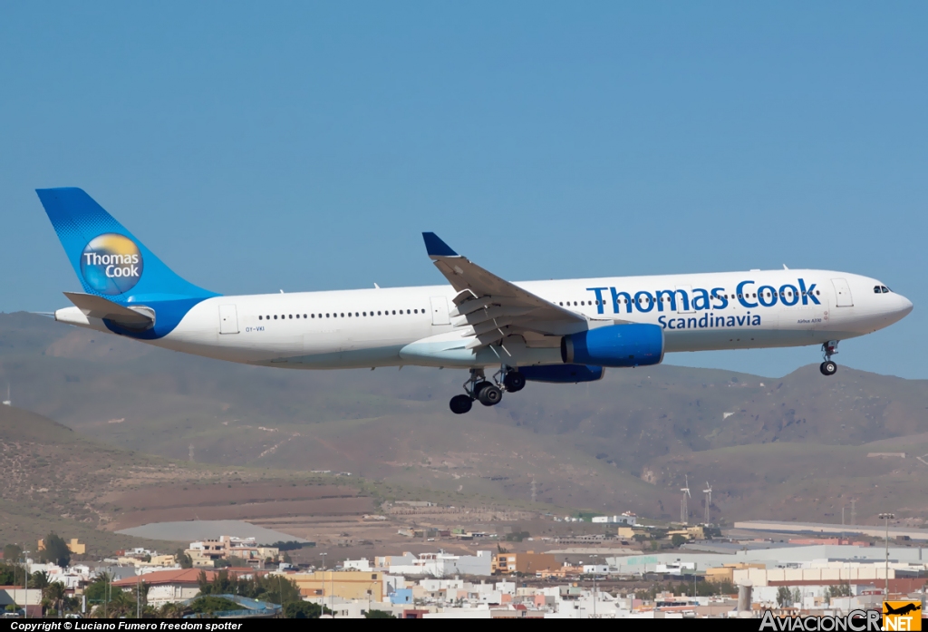 OY-VKI - Airbus A330-343X - Thomas Cook Airlines (Scandinavia)