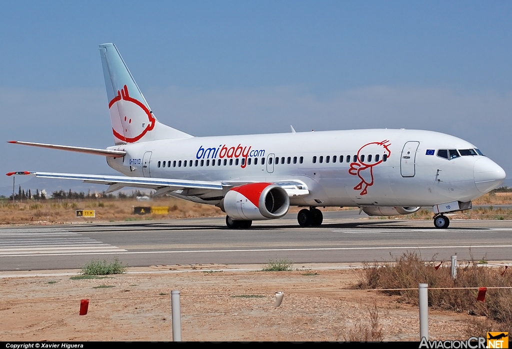 G-TOYD - Boeing 737-3Q8 - Bmibaby